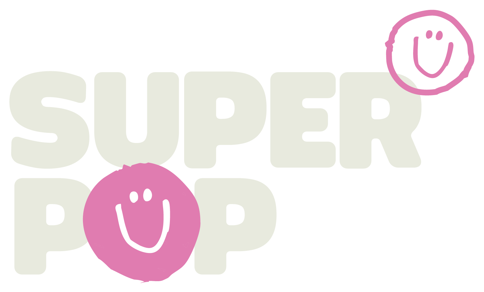 SUPER POP Logo in hell