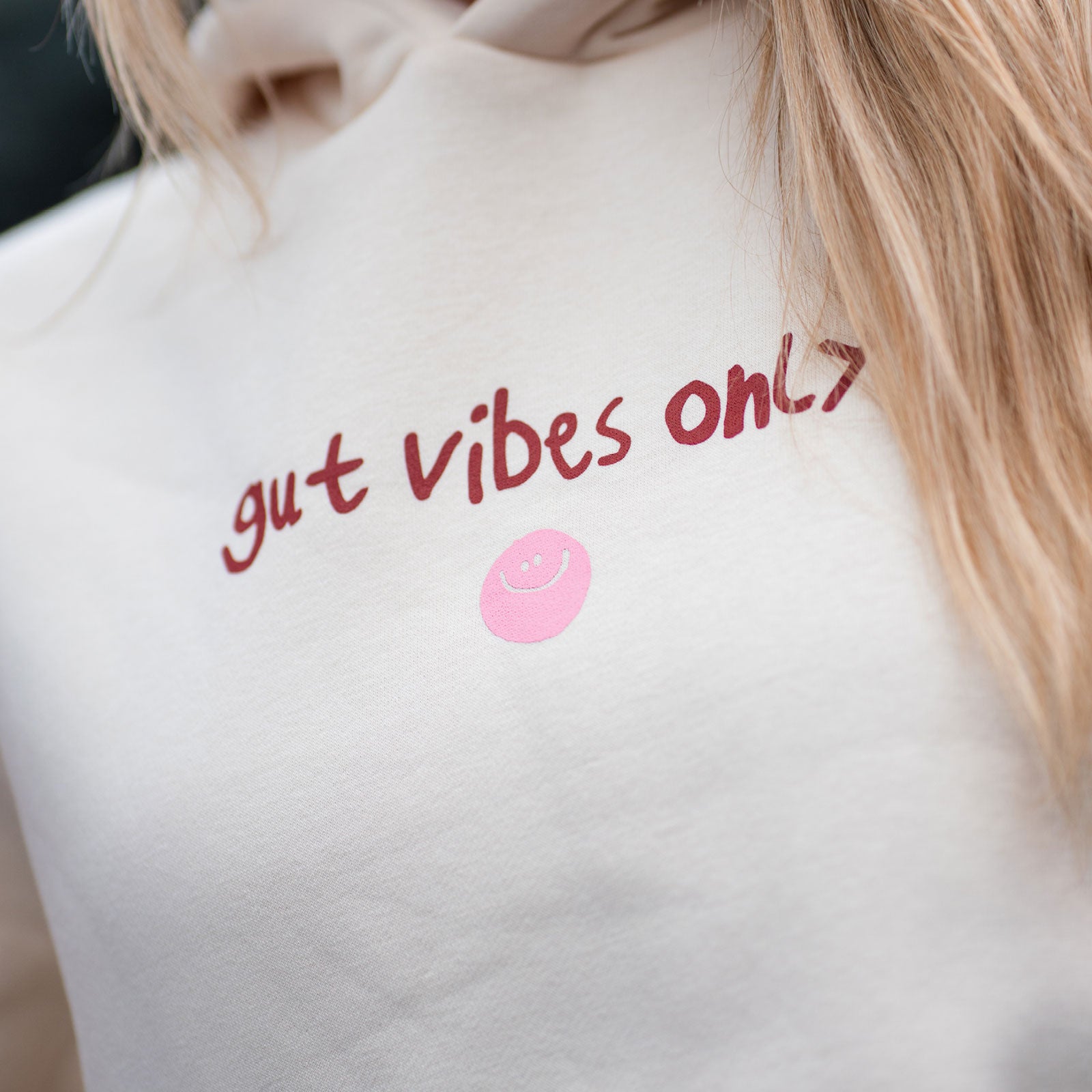 SUPER POP Soda Club Oversize Hoodie Sand