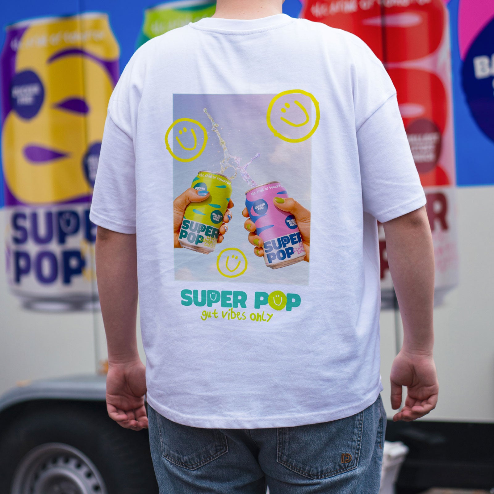 SUPER POP Splash Tee Oversize